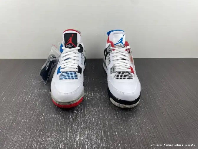 Official Maikesneakers CL1184-146 What The Jordan Retro 4 0418